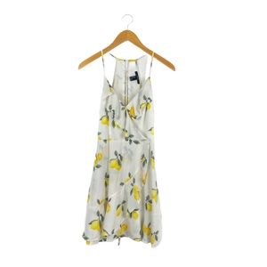 Forever 21 Wrap Dress Lemons Small